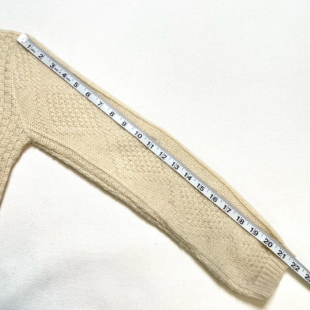 Vintage texture wool crewneck sweater XS - Picture 11 of 12